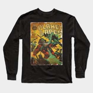 Vintage Conquest Of The Planet Of the Apes Long Sleeve T-Shirt